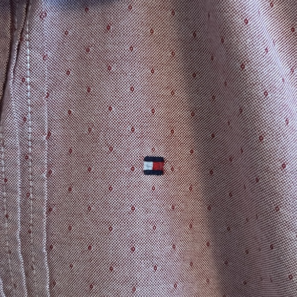 Tommy Hilfiger VGUC light purple button down short sleeved blouse, cotton. - Picture 6 of 16